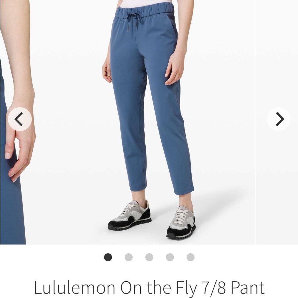 Lululemon On The Fly Pant Ink Blue
